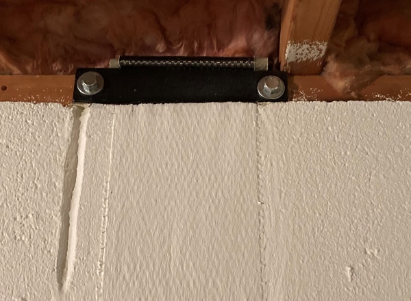 carbon fiber seal painted to match wall
